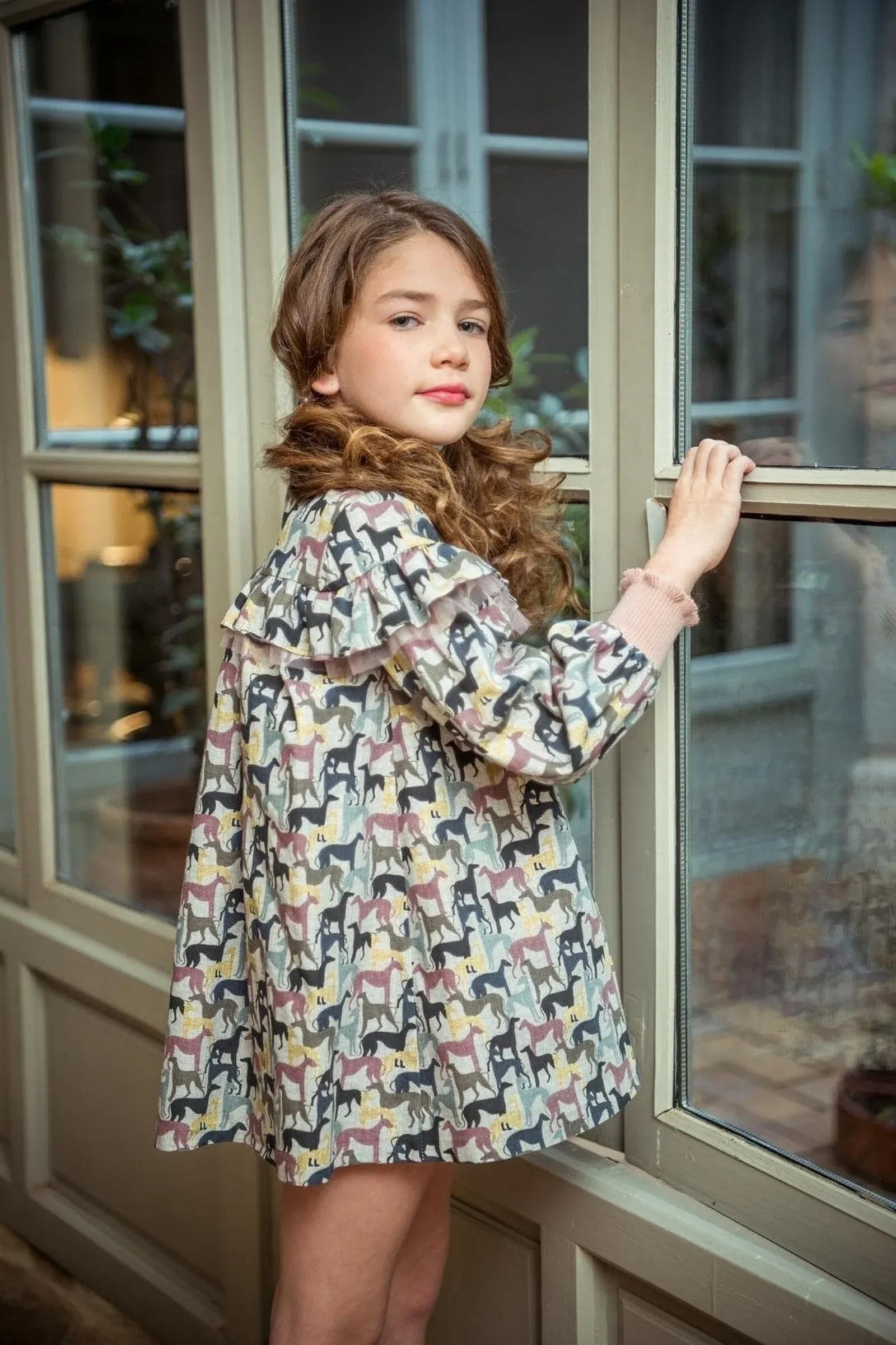 Vestido estampado perritos "Elsa" - PARDALETS