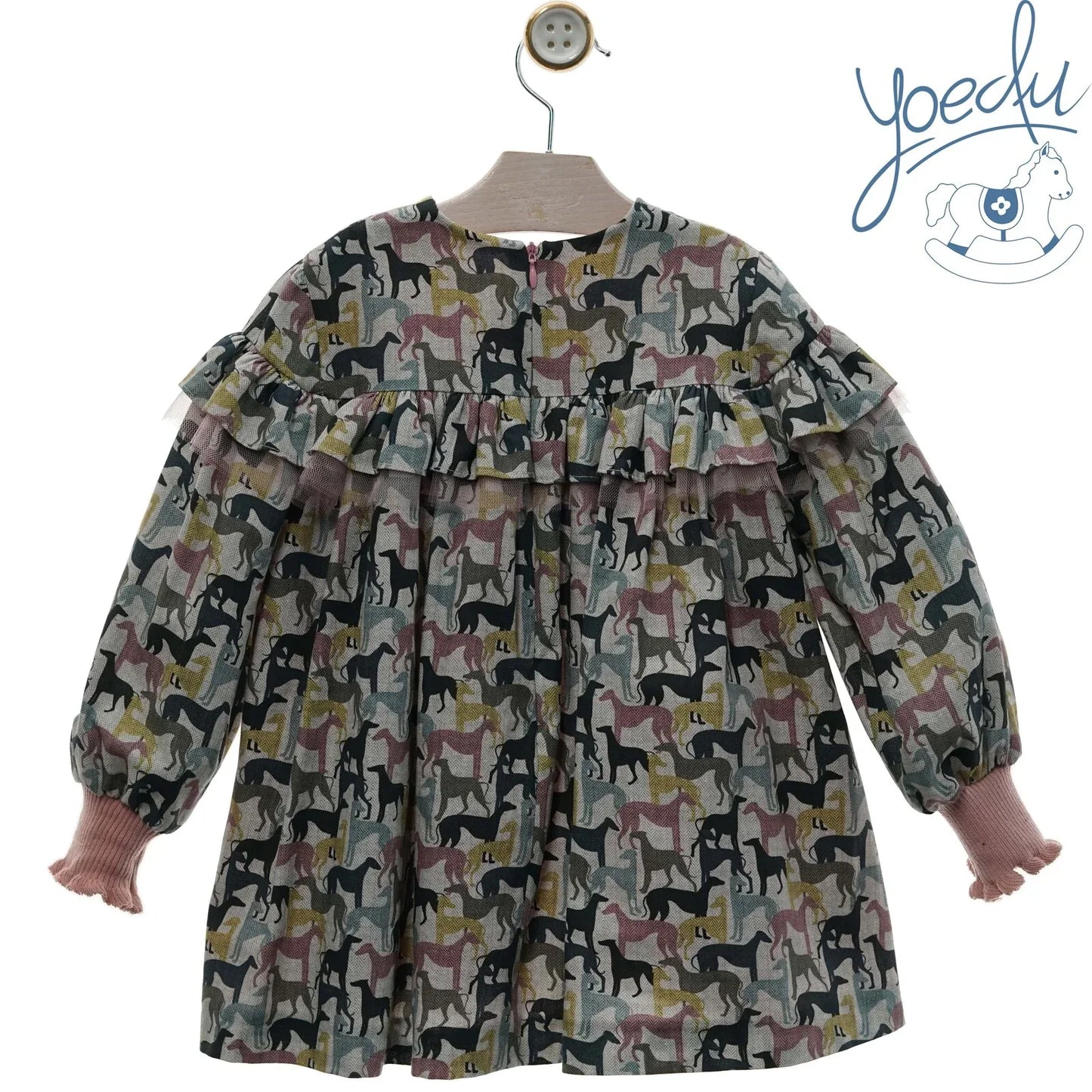 Vestido estampado perritos "Elsa" - PARDALETS