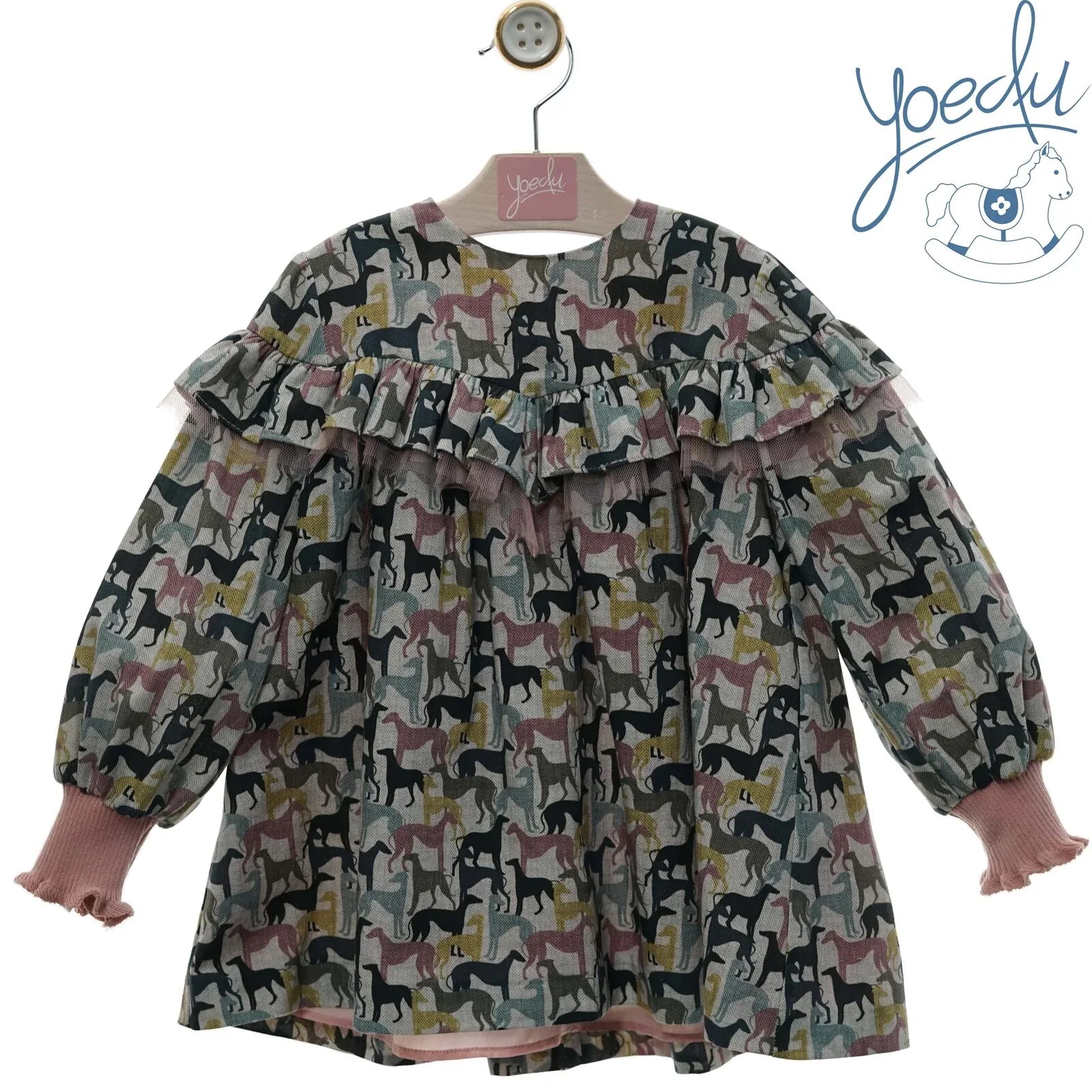 Vestido estampado perritos "Elsa" - PARDALETS