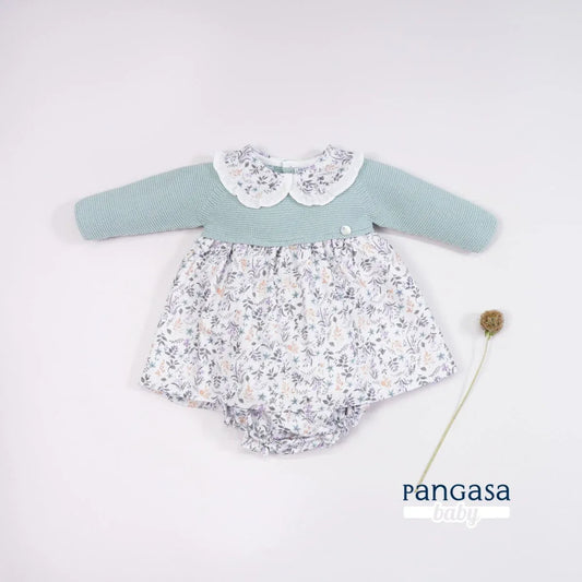 Jesusito verde empolvado estampado de hojas - PARDALETS