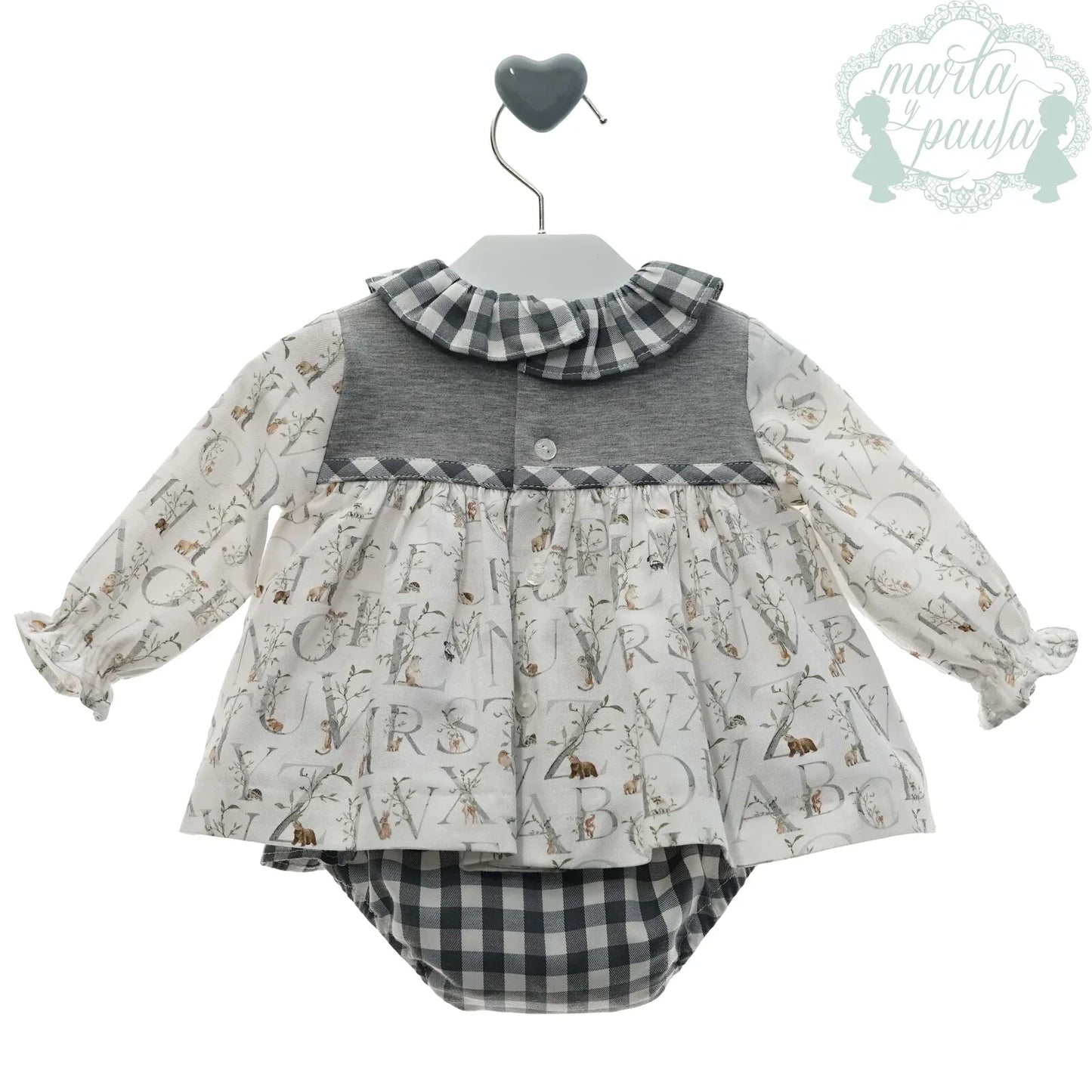 Jesusito con capota cuello volante "Vida" - PARDALETS