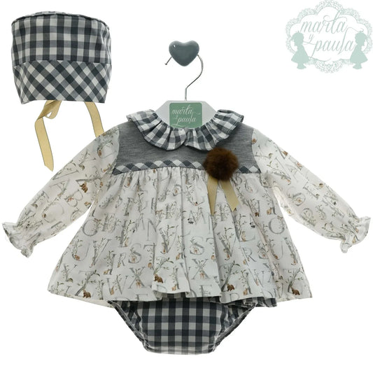 Jesusito con capota cuello volante "Vida" - PARDALETS