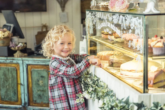 Vestido con pololo cuadros "Ilusion" - PARDALETS