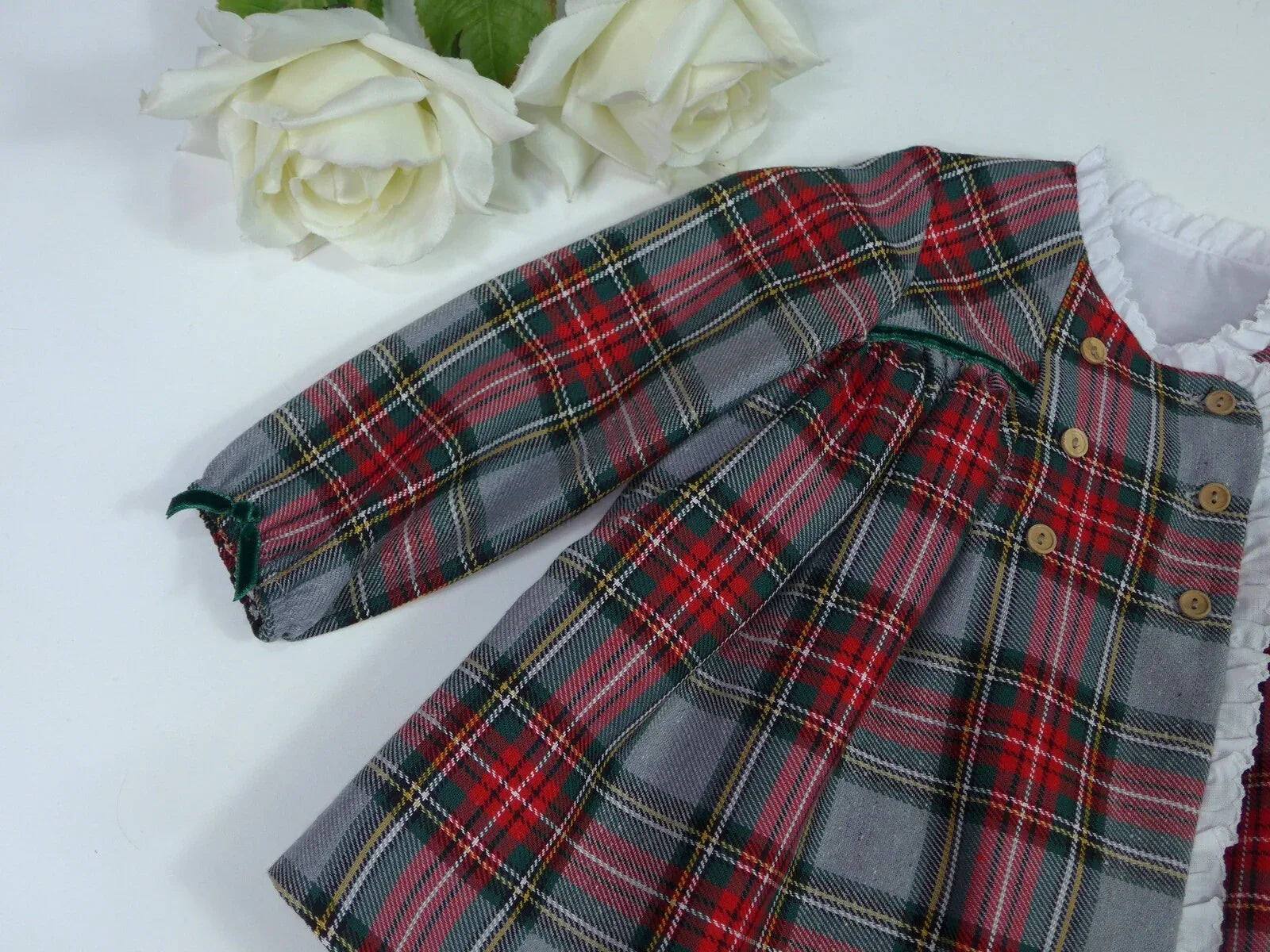 Vestido con pololo cuadros "Ilusion" - PARDALETS