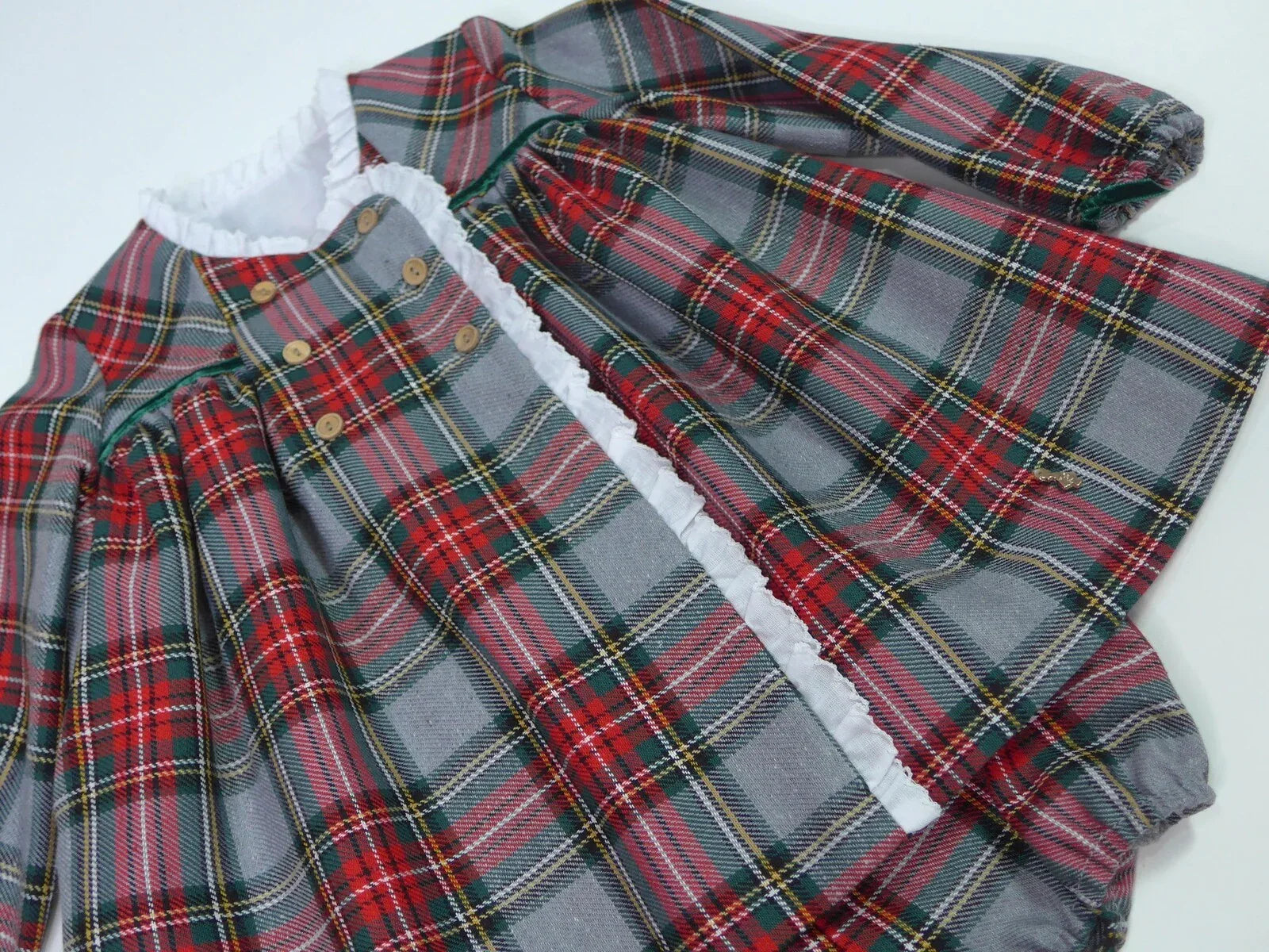Vestido con pololo cuadros "Ilusion" - PARDALETS