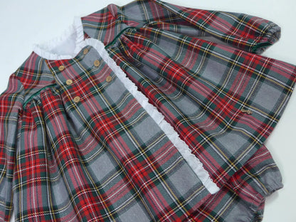 Vestido con pololo cuadros "Ilusion" - PARDALETS