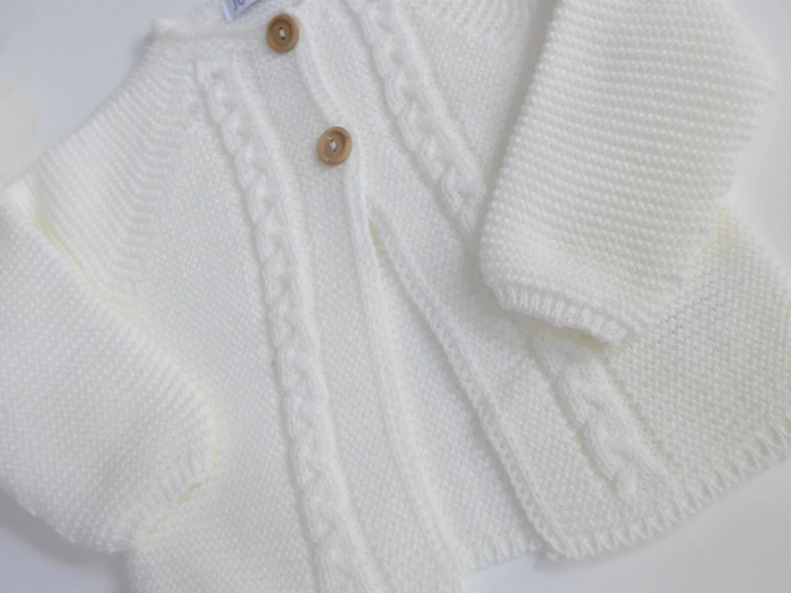 Chaqueta larga punto color Beige - PARDALETS