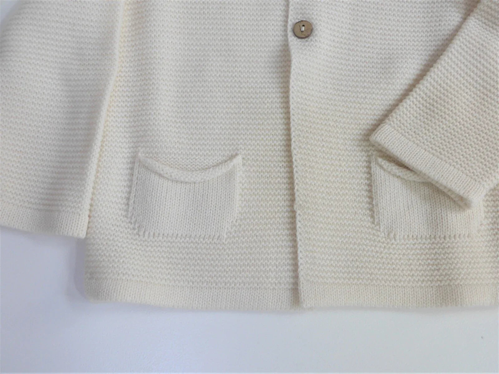 Chaqueta lanita color arena - PARDALETS