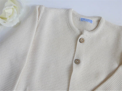 Chaqueta lanita color arena - PARDALETS
