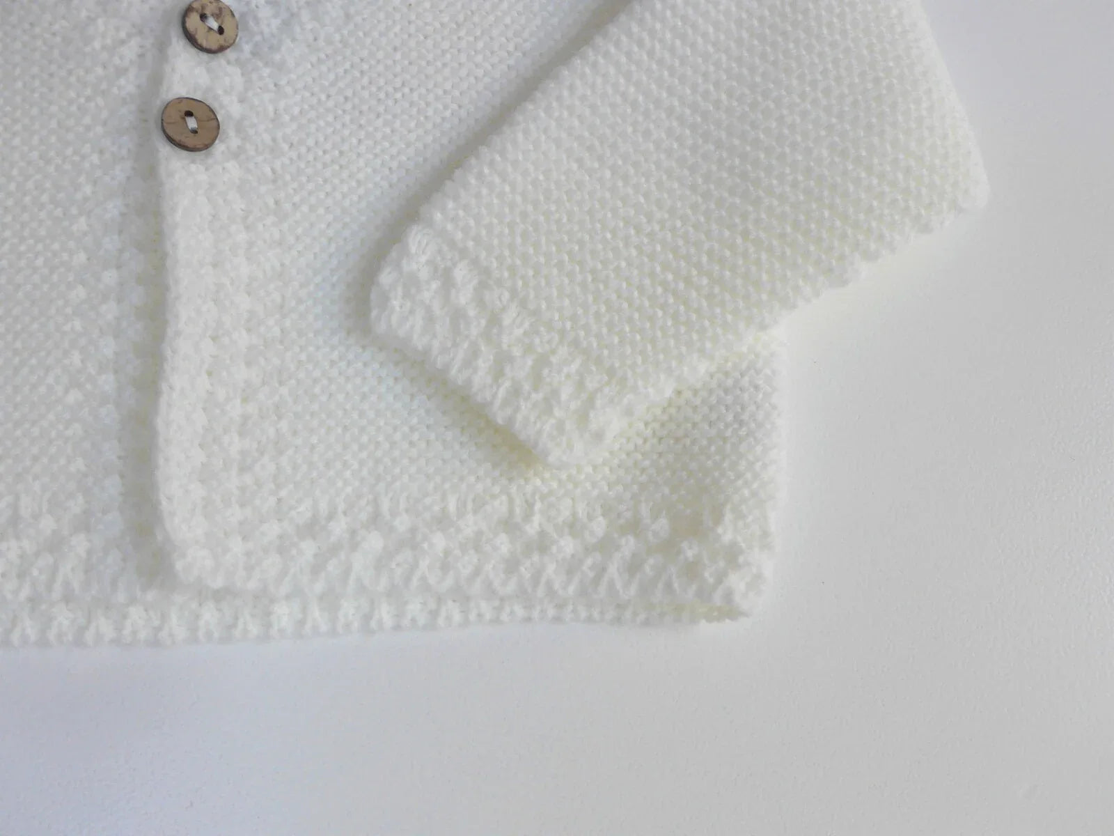 Chaqueta corta punto color beige - PARDALETS