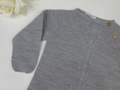 Jersey con adorno vertical ochos color gris - PARDALETS