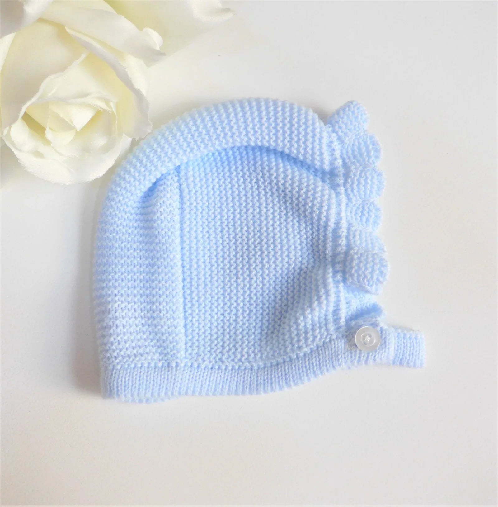 Capota lana color azul bebe - PARDALETS