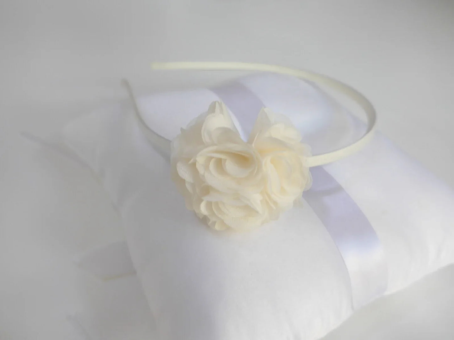 Diadema beig flor de bámbula - PARDALETS