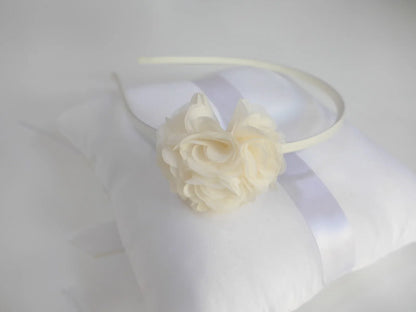Diadema beig flor de bámbula - PARDALETS