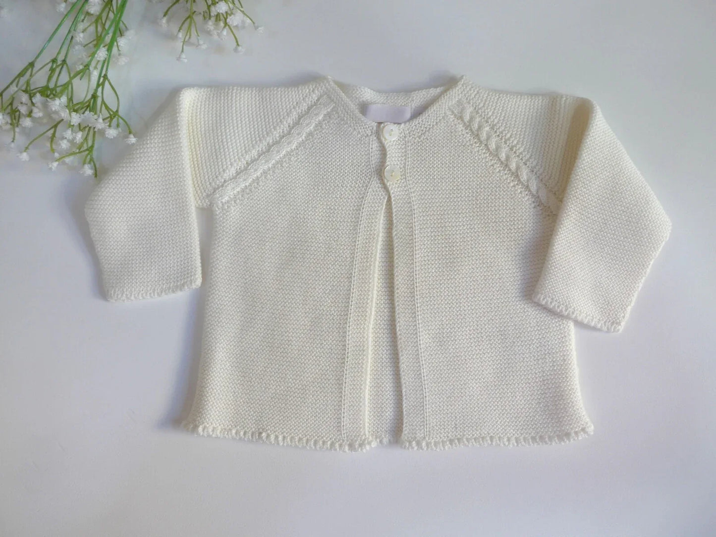 Chaqueta larga algodón beig con 2 botones - PARDALETS