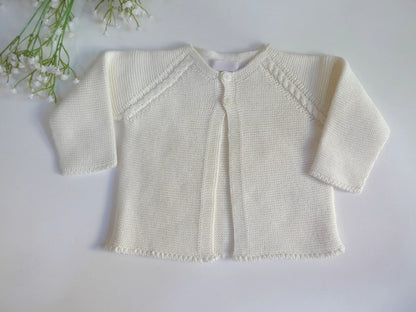 Chaqueta larga algodón beig con 2 botones - PARDALETS