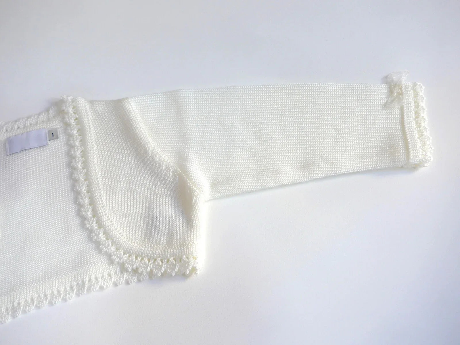 Chaqueta perle crudo con lazito - PARDALETS