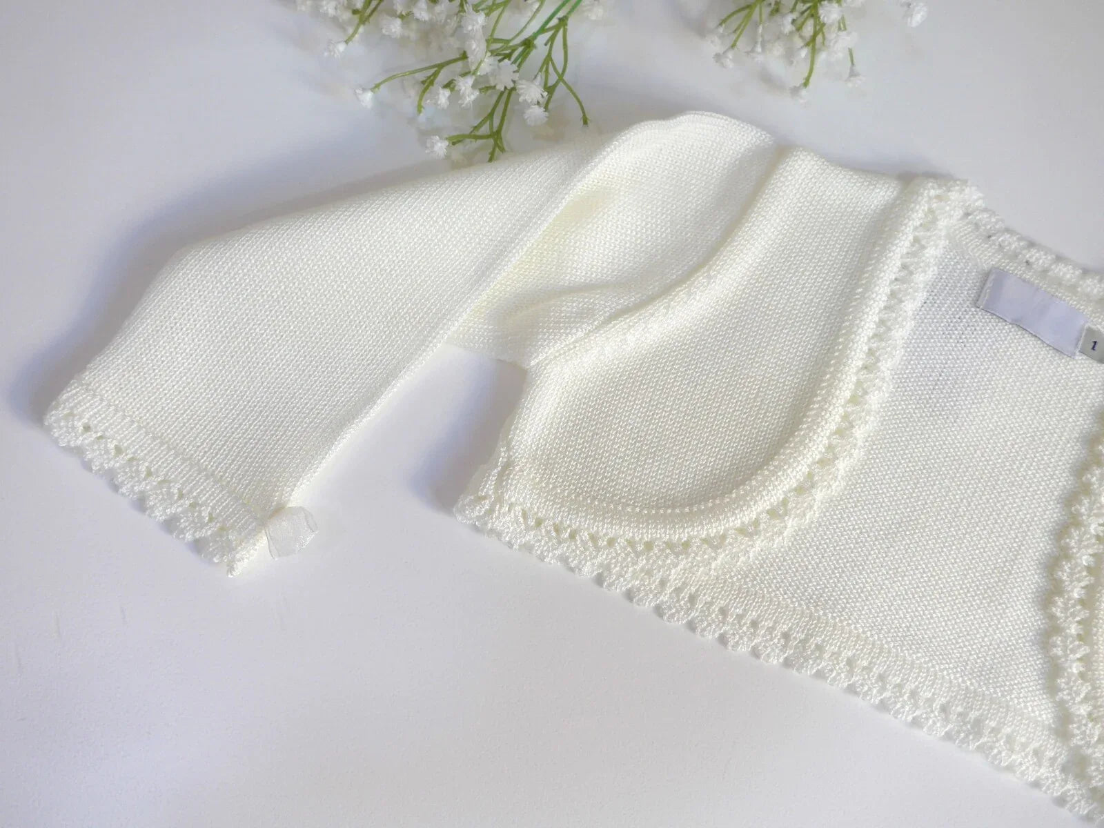 Chaqueta perle crudo con lazito - PARDALETS