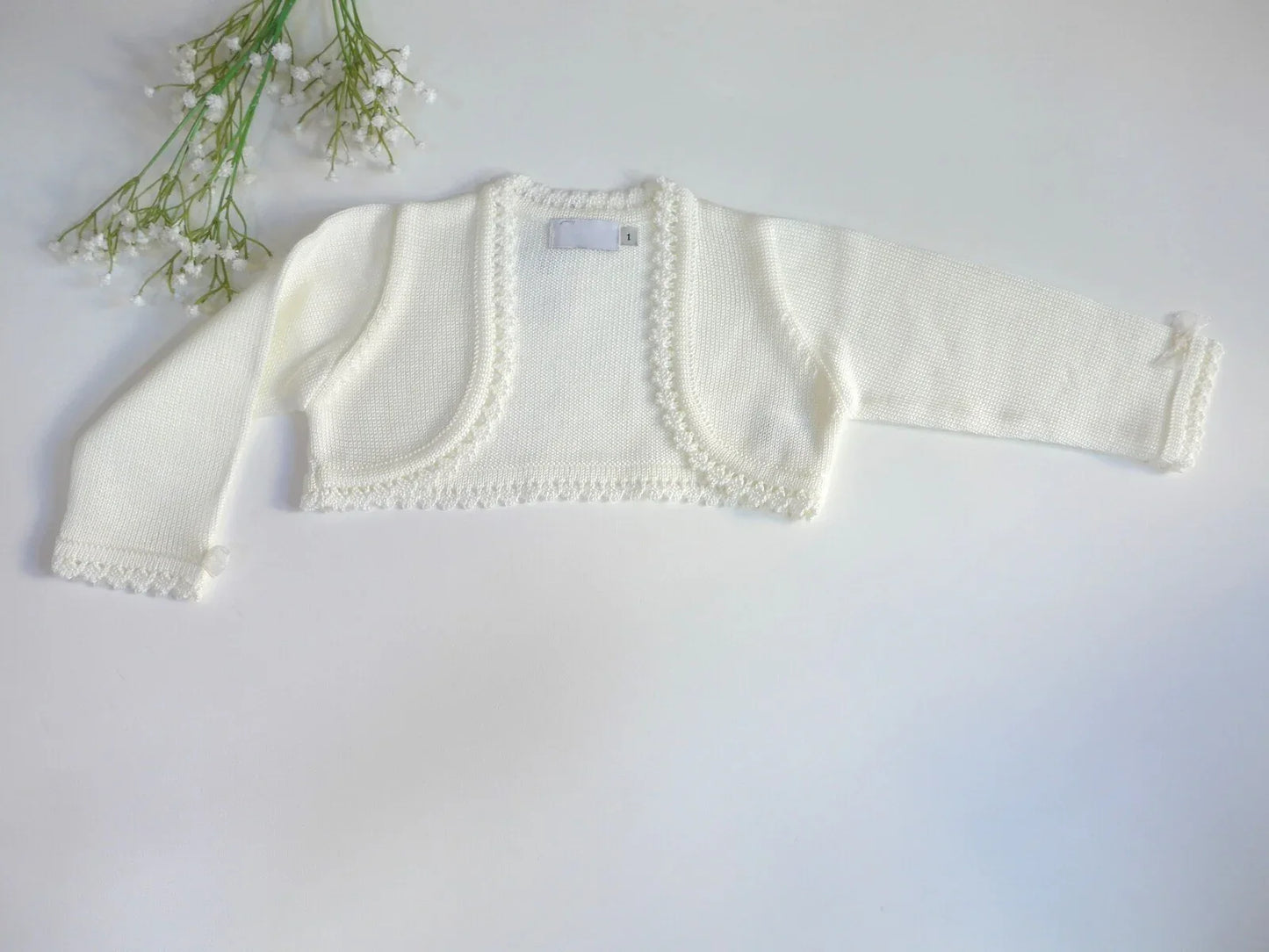 Chaqueta perle crudo con lazito - PARDALETS