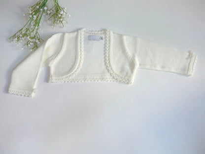 Chaqueta perle crudo con lazito - PARDALETS