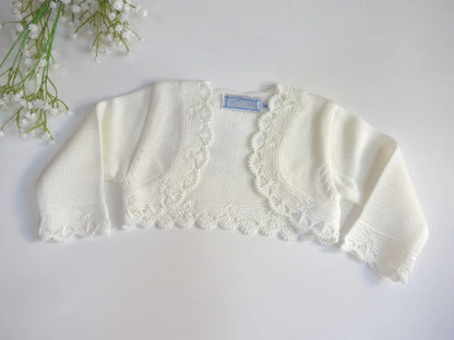 Chaqueta perle color crudo - PARDALETS