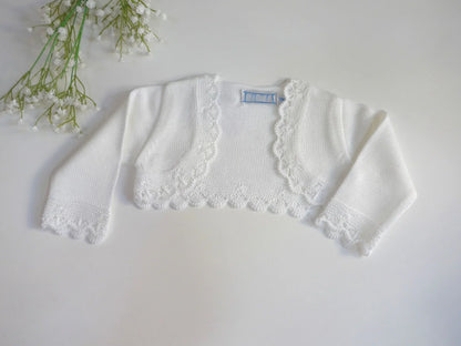 Chaqueta corta perle blanco - PARDALETS