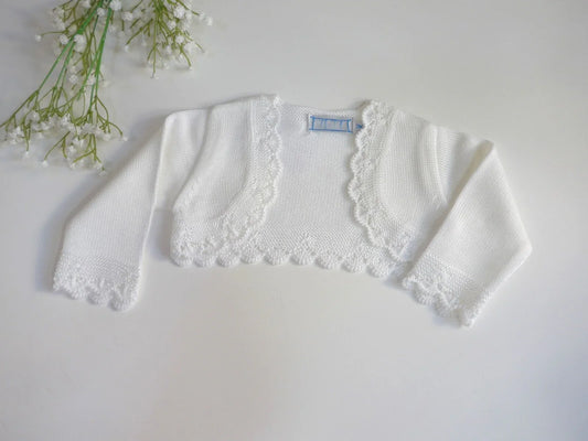 Chaqueta corta perle blanco - PARDALETS