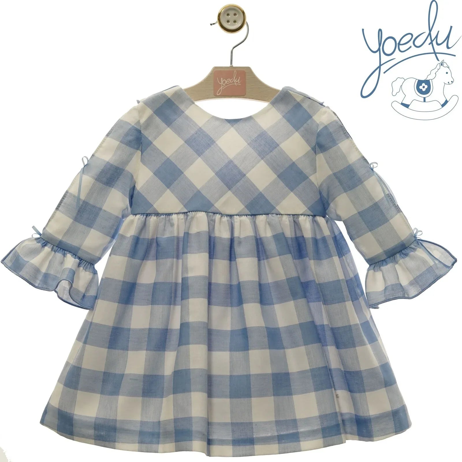 VESTIDO CUADROS AZUL REGATA "PENELOPE" - PARDALETS