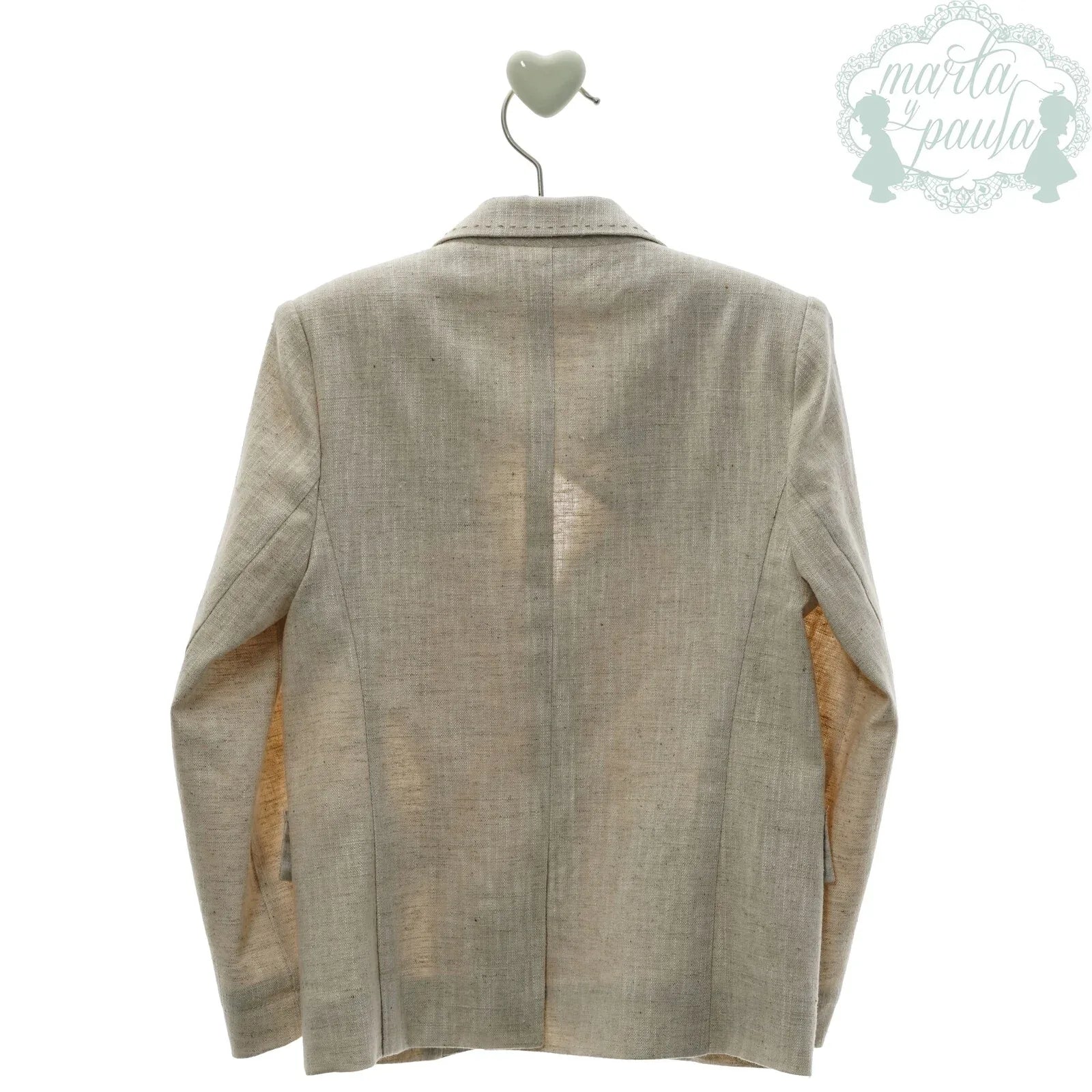 Conjunto camisa, short y americana lino rustico "Violin" - PARDALETS