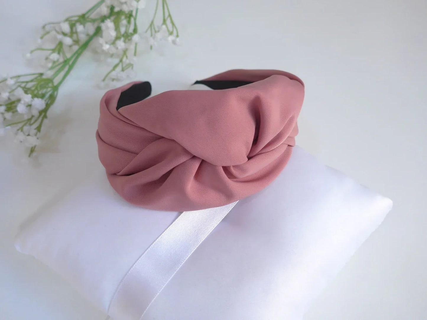 Diadema nudo rosa empolvado - PARDALETS