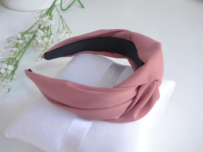 Diadema nudo rosa empolvado - PARDALETS