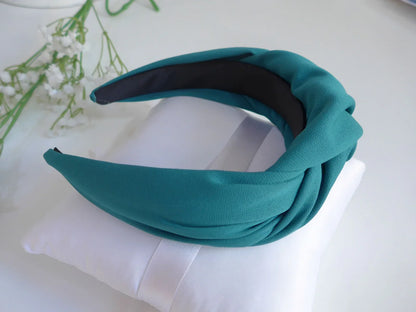 Diadema nudo verde pato - PARDALETS