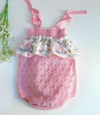 Ranita tirantes rosa con volante - PARDALETS