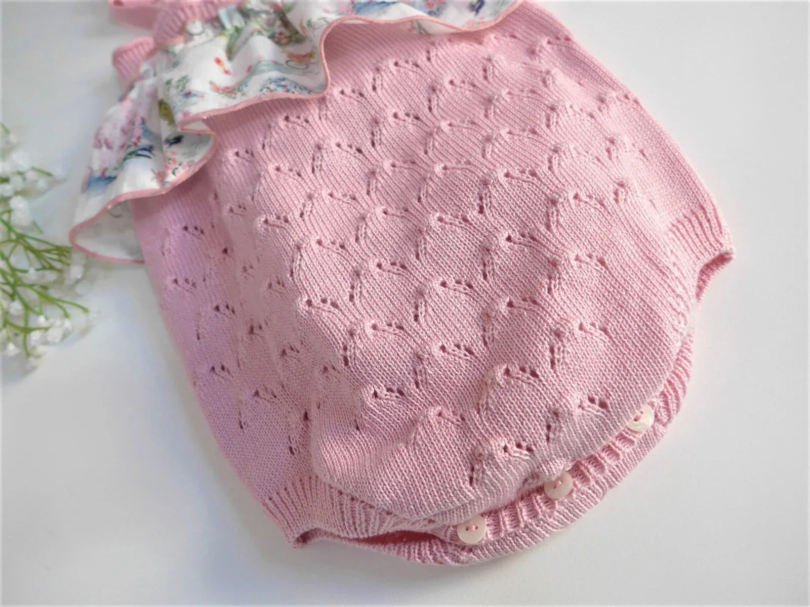 Ranita tirantes rosa con volante - PARDALETS