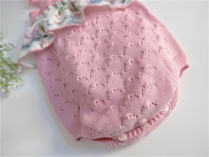 Ranita tirantes rosa con volante - PARDALETS