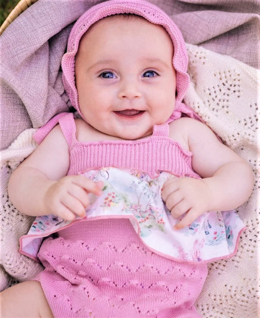 Ranita tirantes rosa con volante - PARDALETS