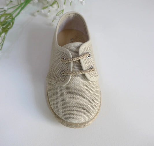 Zapato blucher lino - PARDALETS