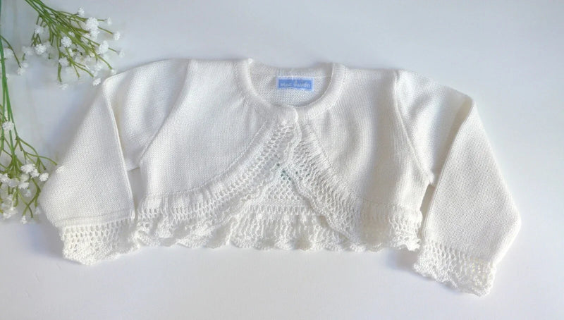 Chaqueta bolero blanco roto - PARDALETS