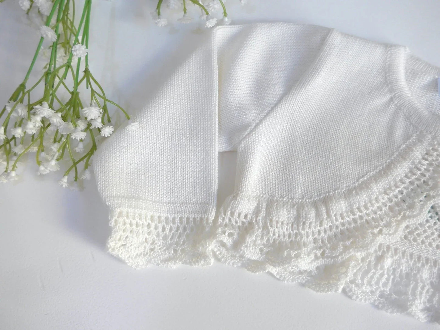 Chaqueta bolero blanco roto - PARDALETS