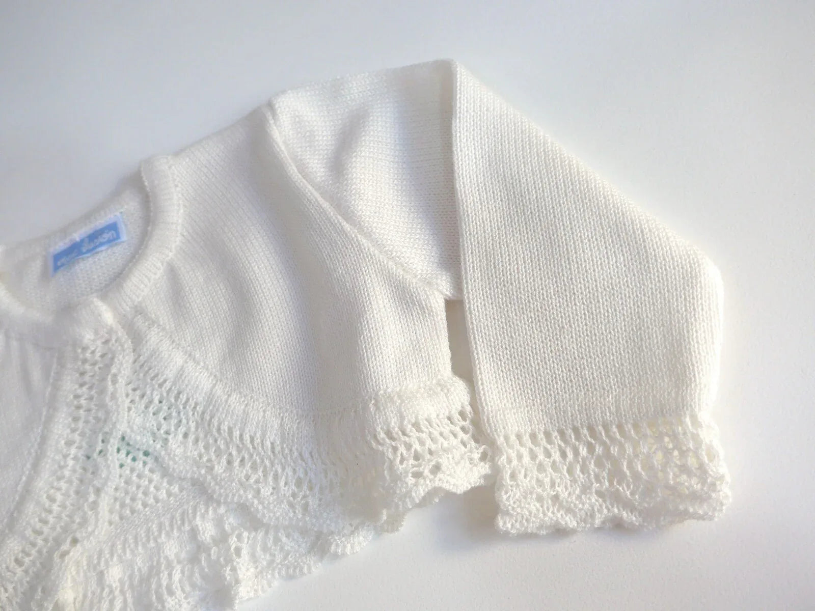 Chaqueta bolero blanco roto - PARDALETS