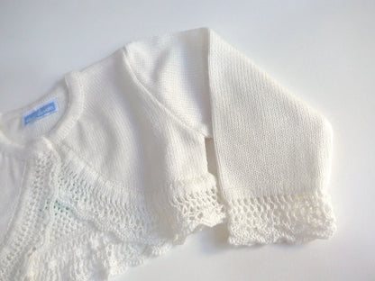 Chaqueta bolero blanco roto - PARDALETS