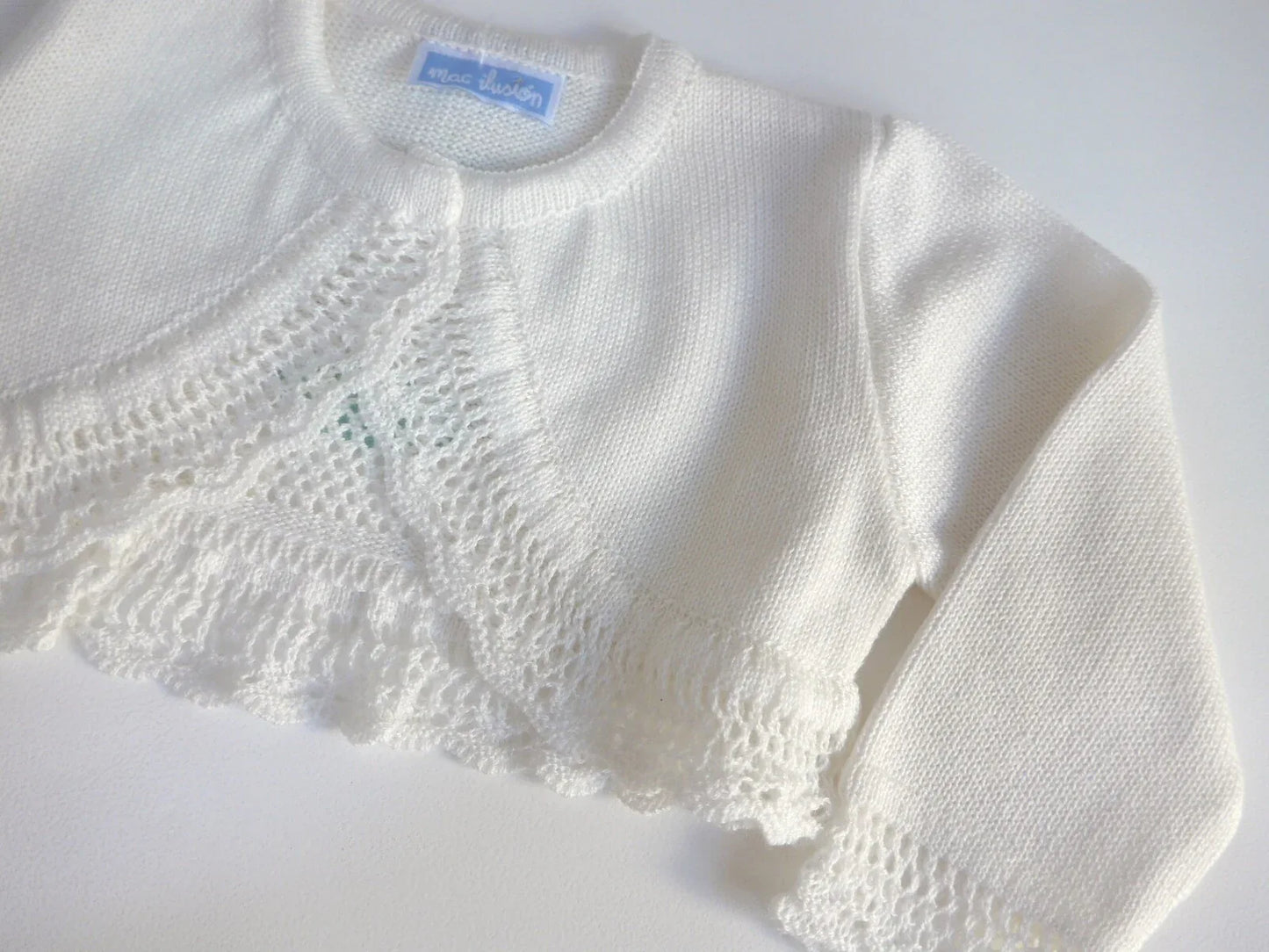 Chaqueta bolero blanco roto - PARDALETS