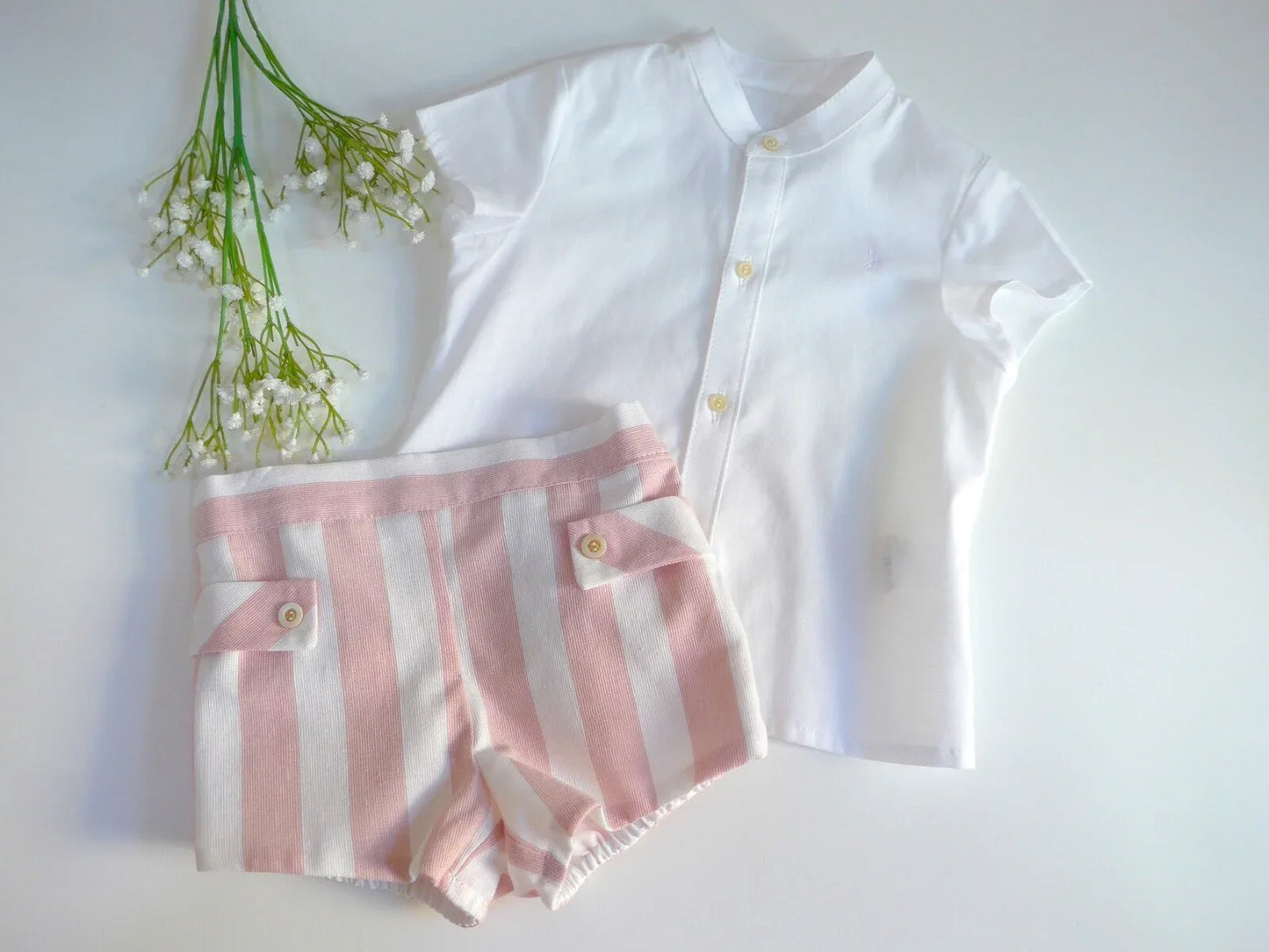 Conjunto camisa y short "Manuela" - PARDALETS