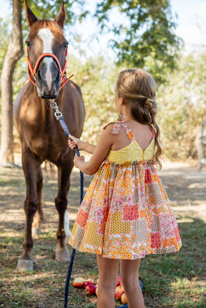 Vestido tirantes multicolor "Aikido"