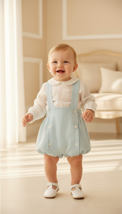 Peto hielo con camisa lino manga larga