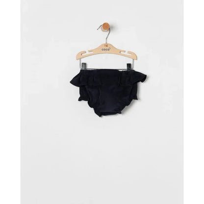 Blusa flores marino y braguita marino - PARDALETS