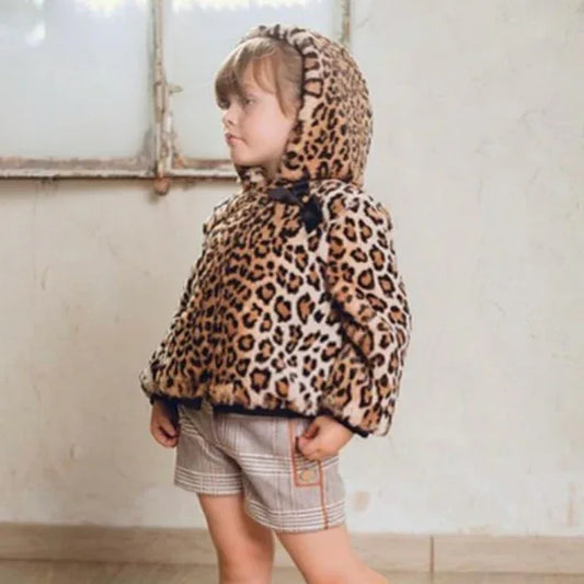 Bomber pelo estampado leopardo extrasuave - PARDALETS