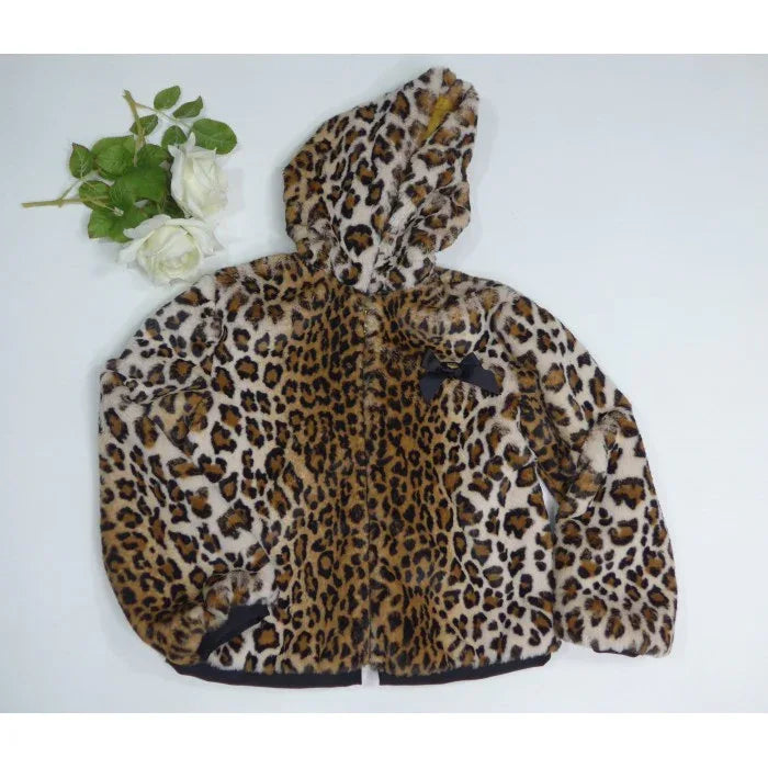 Bomber pelo estampado leopardo extrasuave - PARDALETS