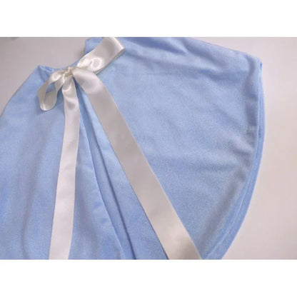 Capa azul con lazada beig - PARDALETS