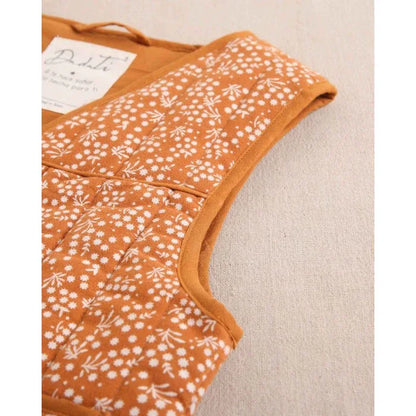 Chaleco naranja con flores - PARDALETS
